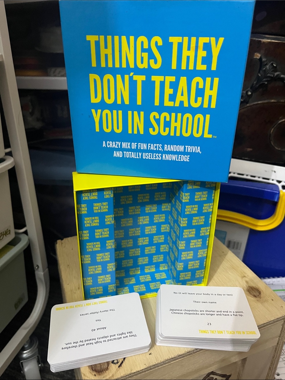 Things they don’t teach you in school 17+ Trivia Game Party Game 2+ players 713